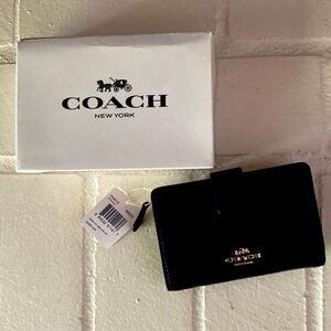 Coach Black Leather Wallet